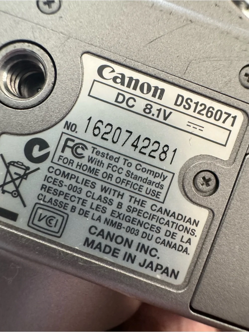 The Canon EOS Rebel XT DS126071 Digital Camera